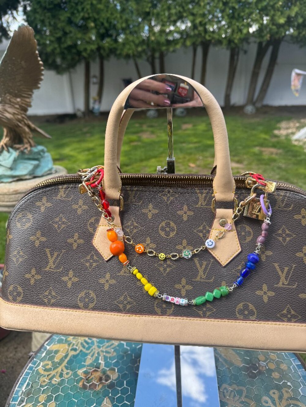 Colorful Smiley Face Bag Charm